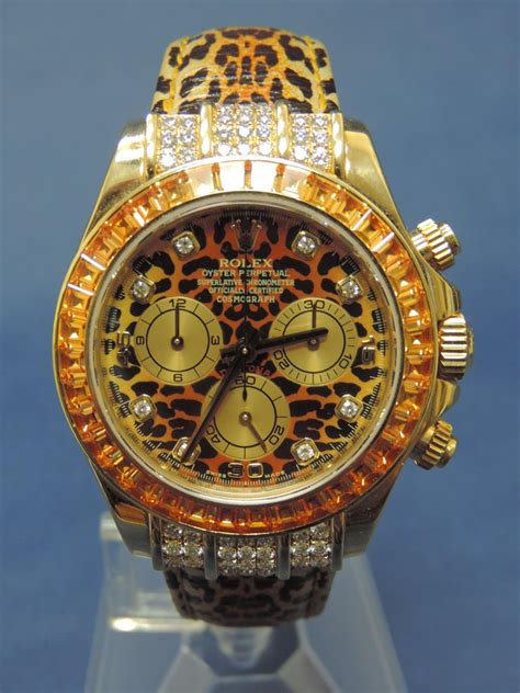 rolex daytona leopard|rolex daytona leopard retail price.